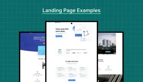 High-converting landing page design showing clear messaging, call-to-action, social proof, and conversion-focused UX
